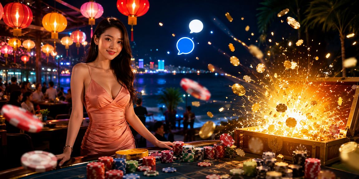 Quang cảnh chợ đêm Nha Trang, người dùng theo dõi sự kiện thể thao trực tuyến qua điện thoại